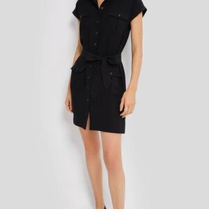 Tuckernuck Hugo NWT Black Button-Up Shirt Dress size Large